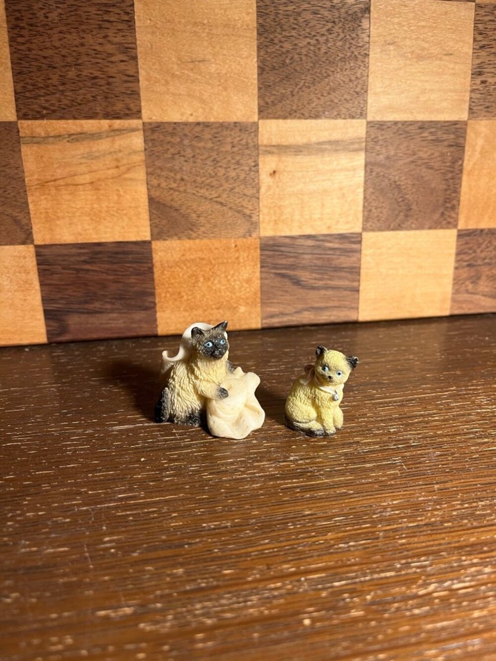 Siamese Cat Kitten Resin Figurines A337